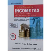 Commercial's Practical Approach to Income Tax for CA Inter November 2023 Exam by Dr. Girish Ahuja & Ravi Gupta